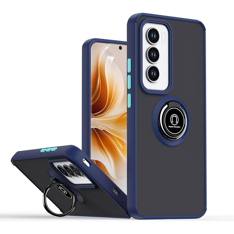 GENERICO - Funda Estuche Anti Golpes Mate Compatible Con Oppo Reno 12 5G Azul