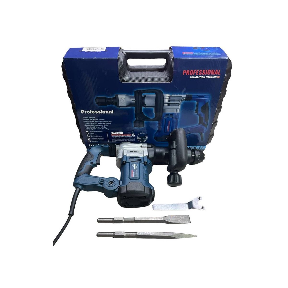 GENERICO - Taladro rotomartillo picador 1550w mas accesorios