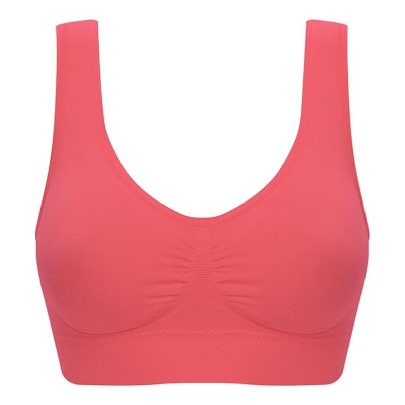GENERICO - Fit Bra Top Deportivo Mujer Talla Grande Color Pink