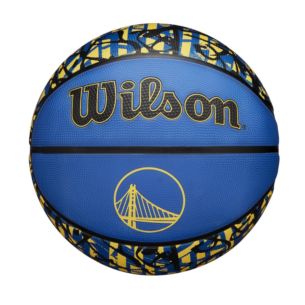 WILSON - Balón De Baloncesto Basket NBA Graffiti GS Warriors No 7 Wilson