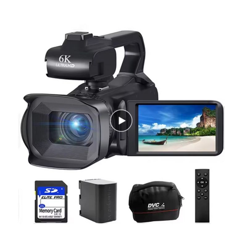 GENERICO - Video Camara Komery NPX-108 Semi profesional 6K mas accesorios