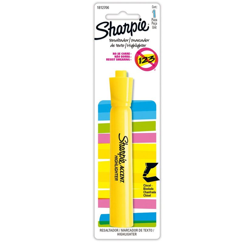 SHARPIE - Resaltador Marcador Sharpie Major Tank Tx1 Amarillo
