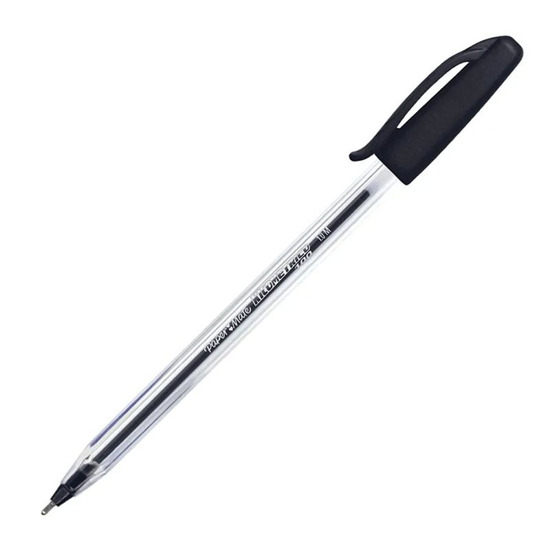 PAPER MATE - Caja De Bolígrafos Paper Mate Kilométrico Ink Joy Negro x12