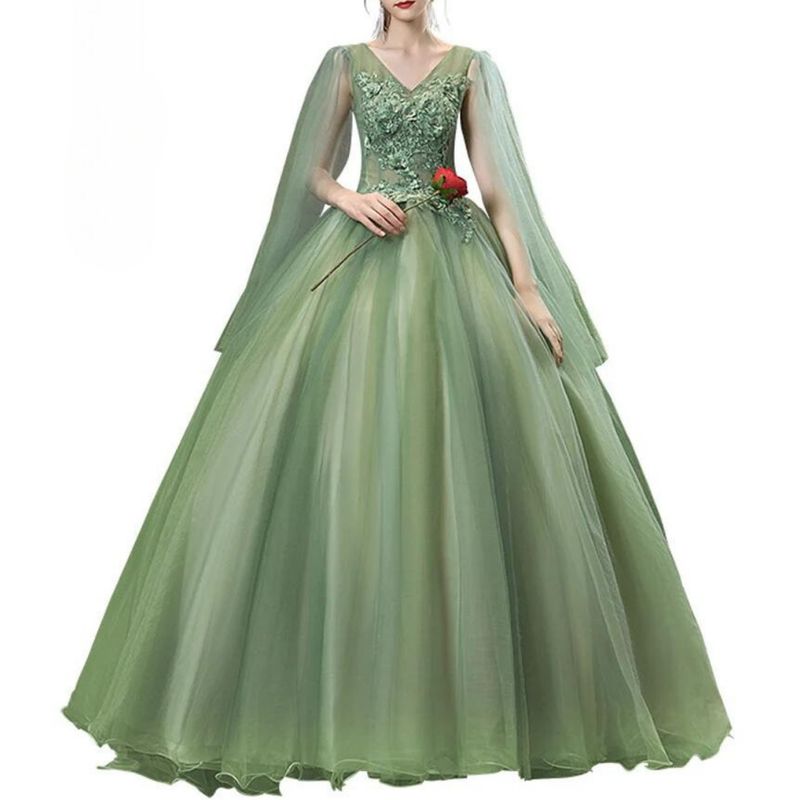 YURELKSHOP - VESTIDO DE NOVIA PRINCESA QUINCEAÑERA MATRIMONIO