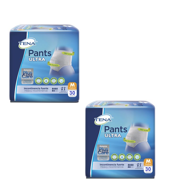 GENERICO - Pañal Tena Pants Ultra Talla M X 60 U (Ropa Interior adulto)