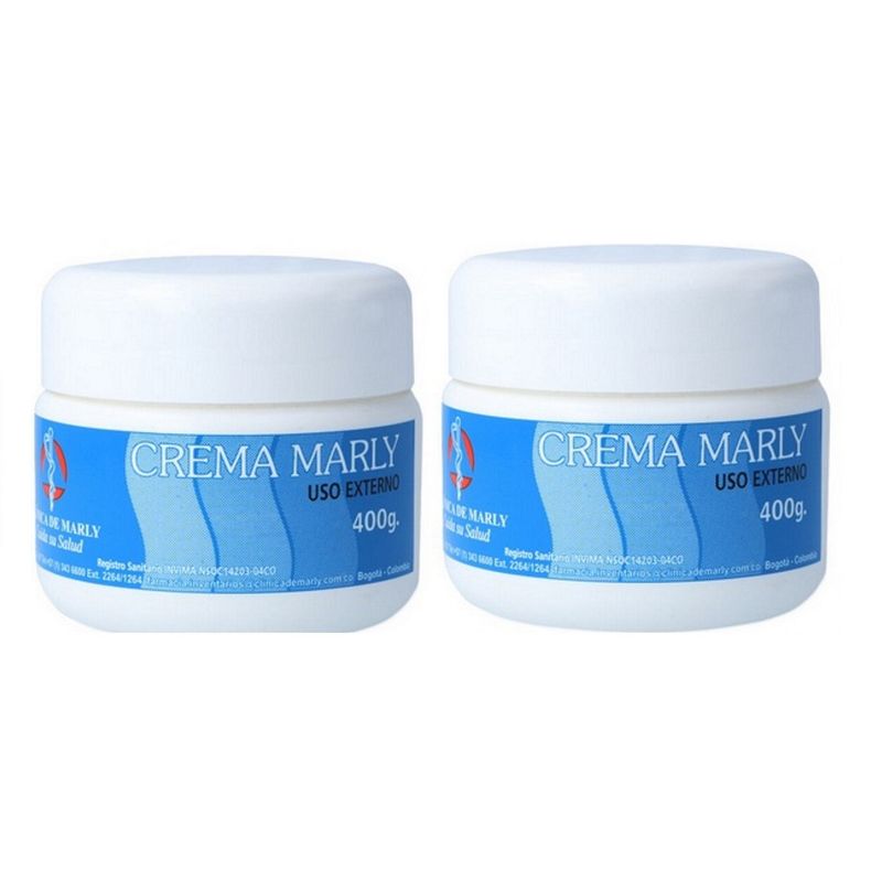 GENERICO - Crema Marly Antipañalitis antiescaras 400g x 2 potes