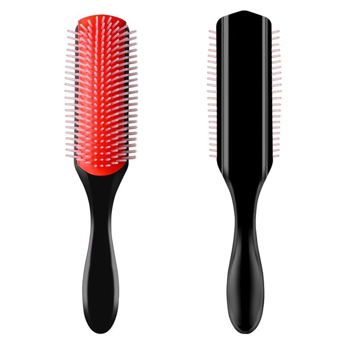 GENERICO - Cepillo Definidor 9 Líneas para Pelo Cabello Rizado Ondulado