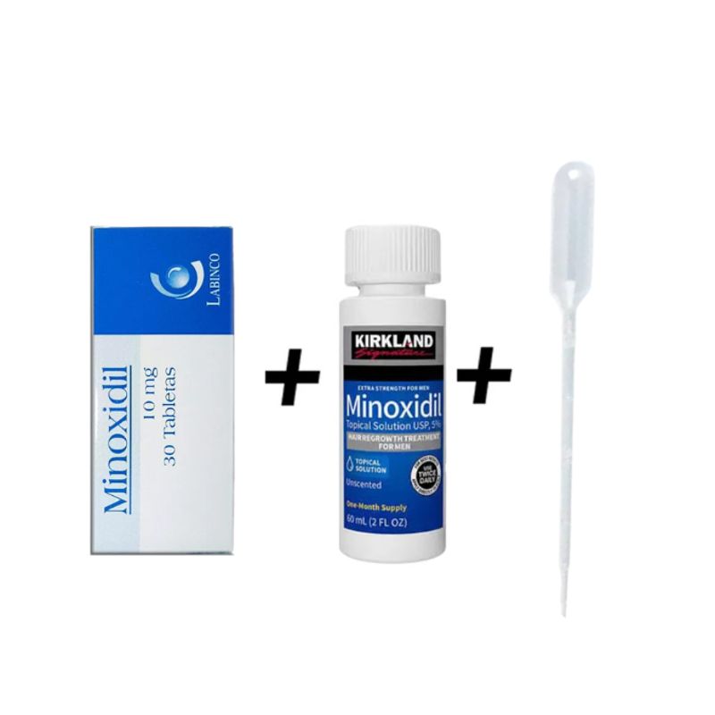 SIGNATURE - Minoxidil Kirkland 5% Importado 1 Unidades + tabletas