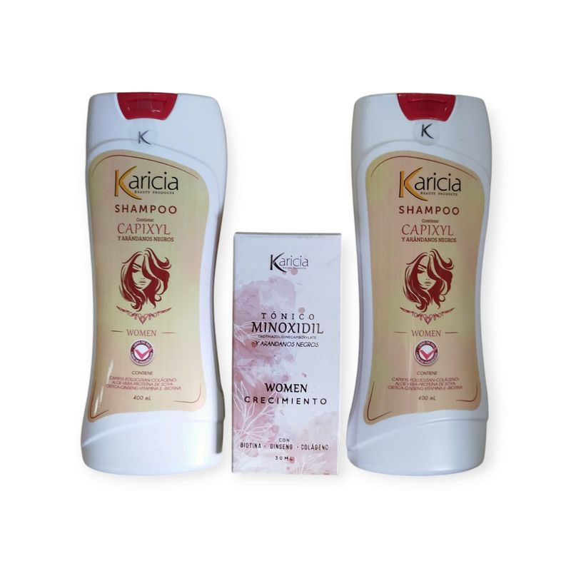 KARICIA - Combo Karicia Minoxidil Capixyl Dama