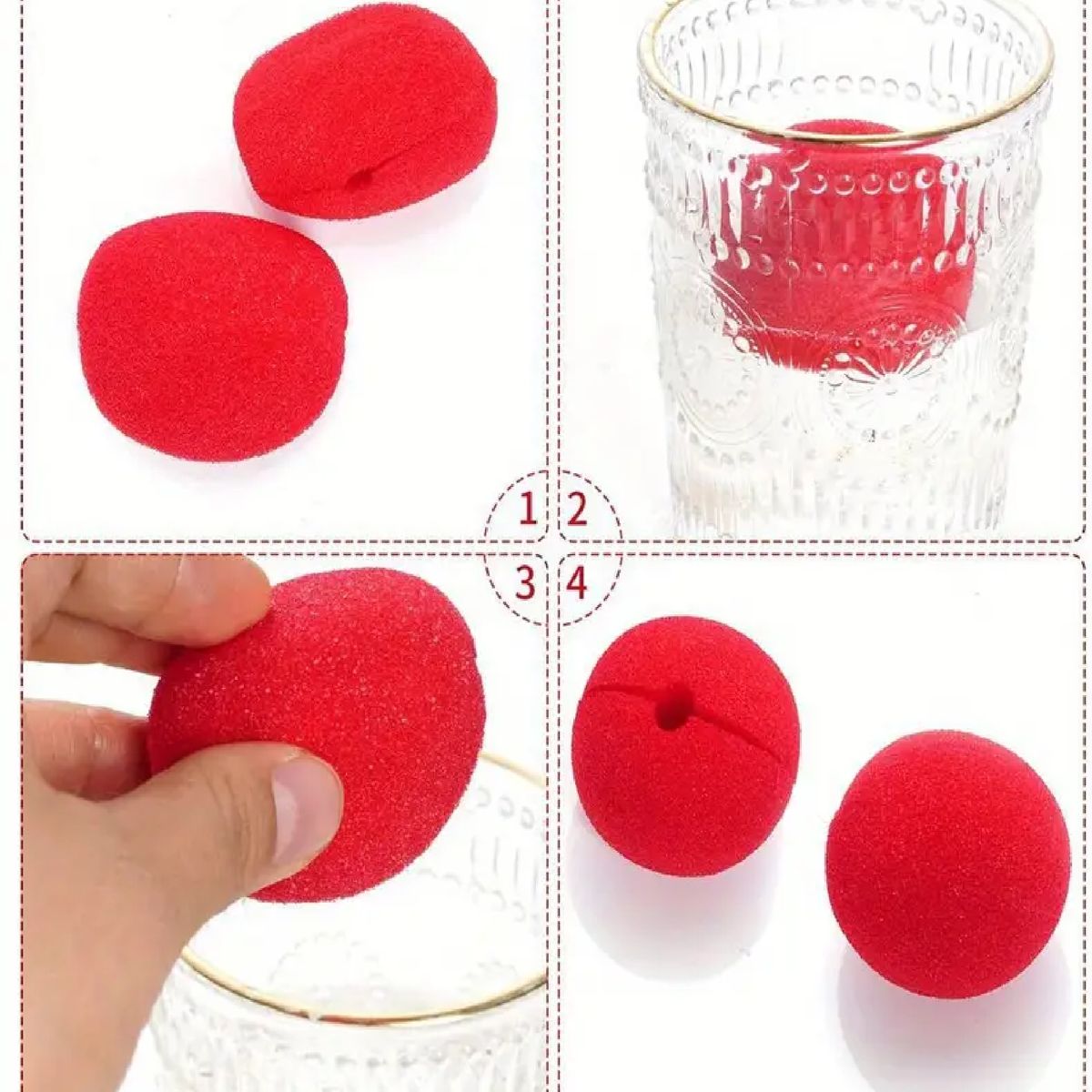 GENERICO - Disfraz De Payaso Peluca De Payasonariz Guantes Corbatin