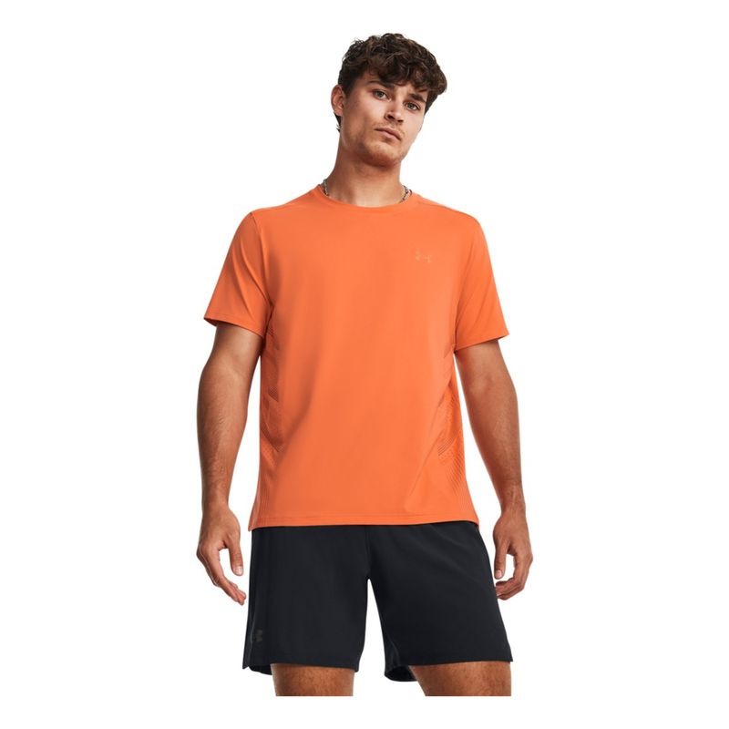 UNDER ARMOUR - Camiseta Hombre UNDER ARMOUR LAUNCH ELITE GRAPHIC Naranja UNDER ARMOUR.