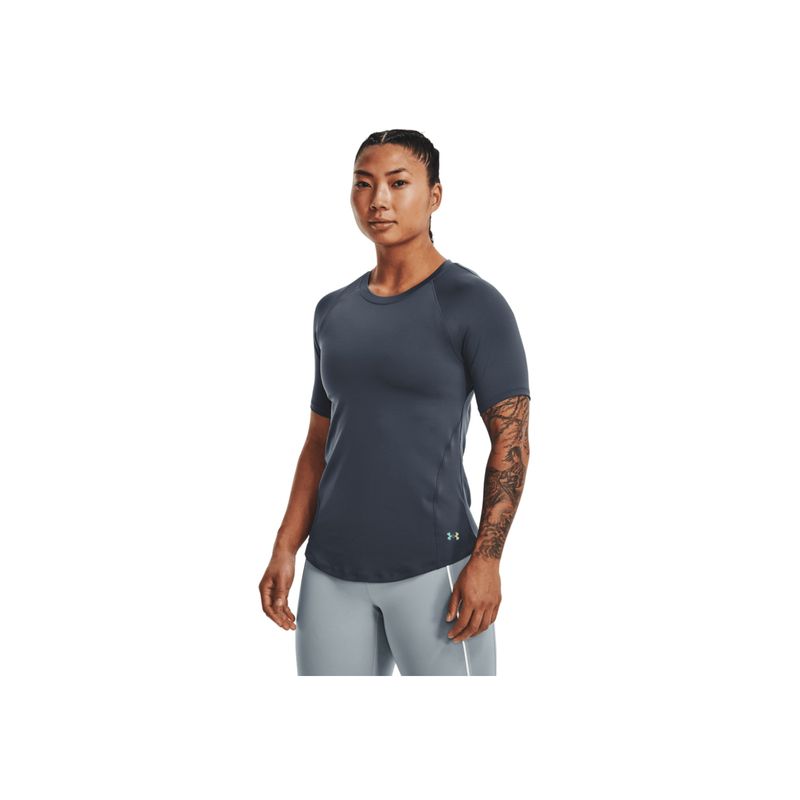 UNDER ARMOUR - Camiseta Mujer UNDER ARMOUR UA RUSH SS Gris UNDER ARMOUR.