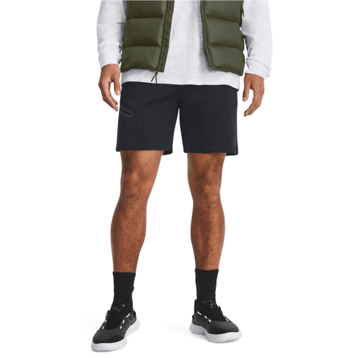 UNDER ARMOUR - Short Hombre UNDER ARMOUR UNSTOPPBLE FLC SHRTS Negro UNDER ARMOUR