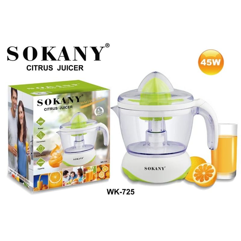 SOKANY - Exprimidor Eléctrico De Naranjas Sokany SK-WK-725