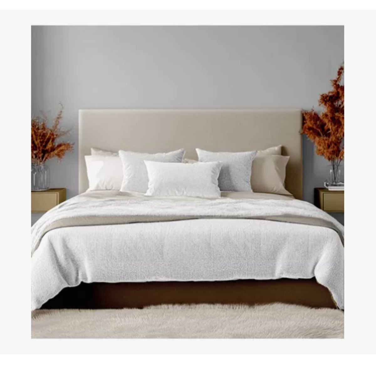 INNOVA - Cubrelecho Plumón Térmico Doble Cara Con Funda De Almohadas Cama Doble