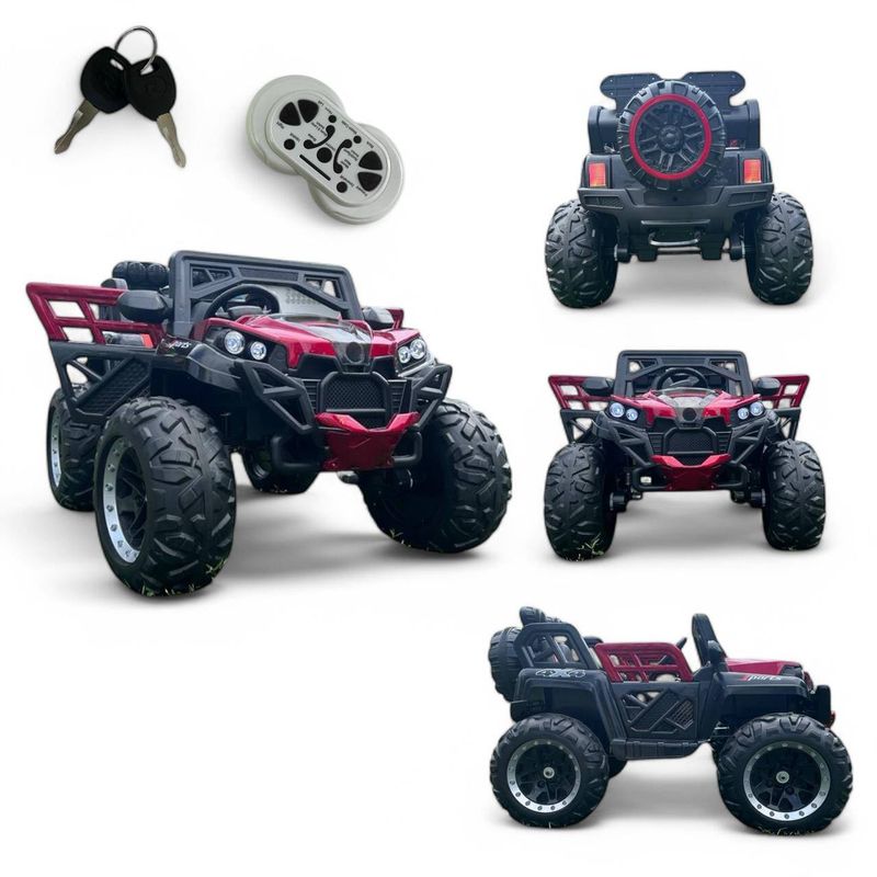 BRITOCHET - Carro Eléctrico Niño Montable 4x4 REF 5218 ROJO