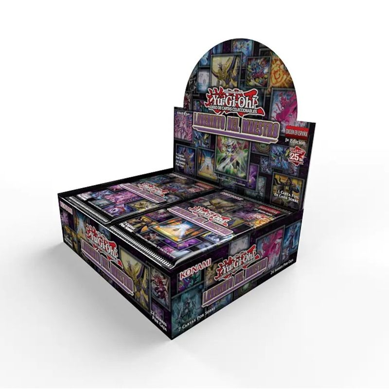 KONAMI - CAJA X24 SOBRES YUGIOH LABERINTO DEL MAESTRO ESPAÑOL