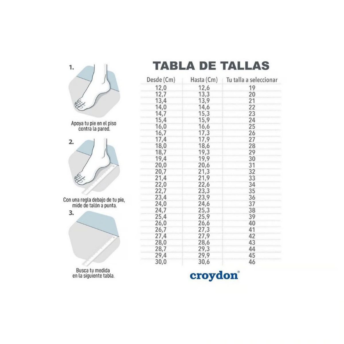 CROYDON - Tenis Discovery bajo negro marca Croydon