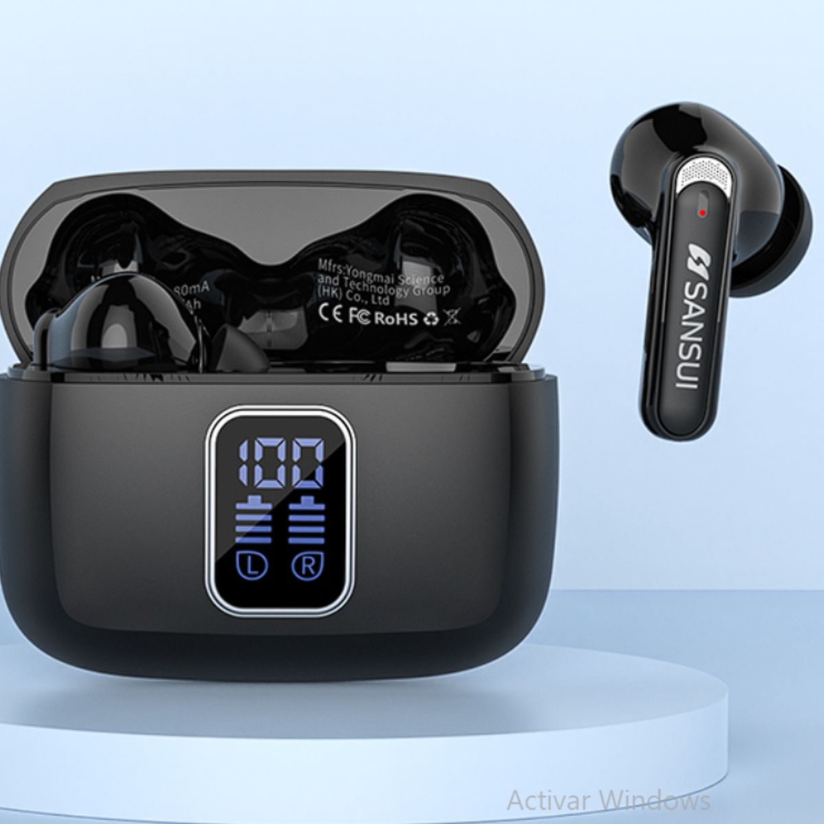 GENERICO - Audifonos Sansui TWS W9 in ear con medidor de carga digital