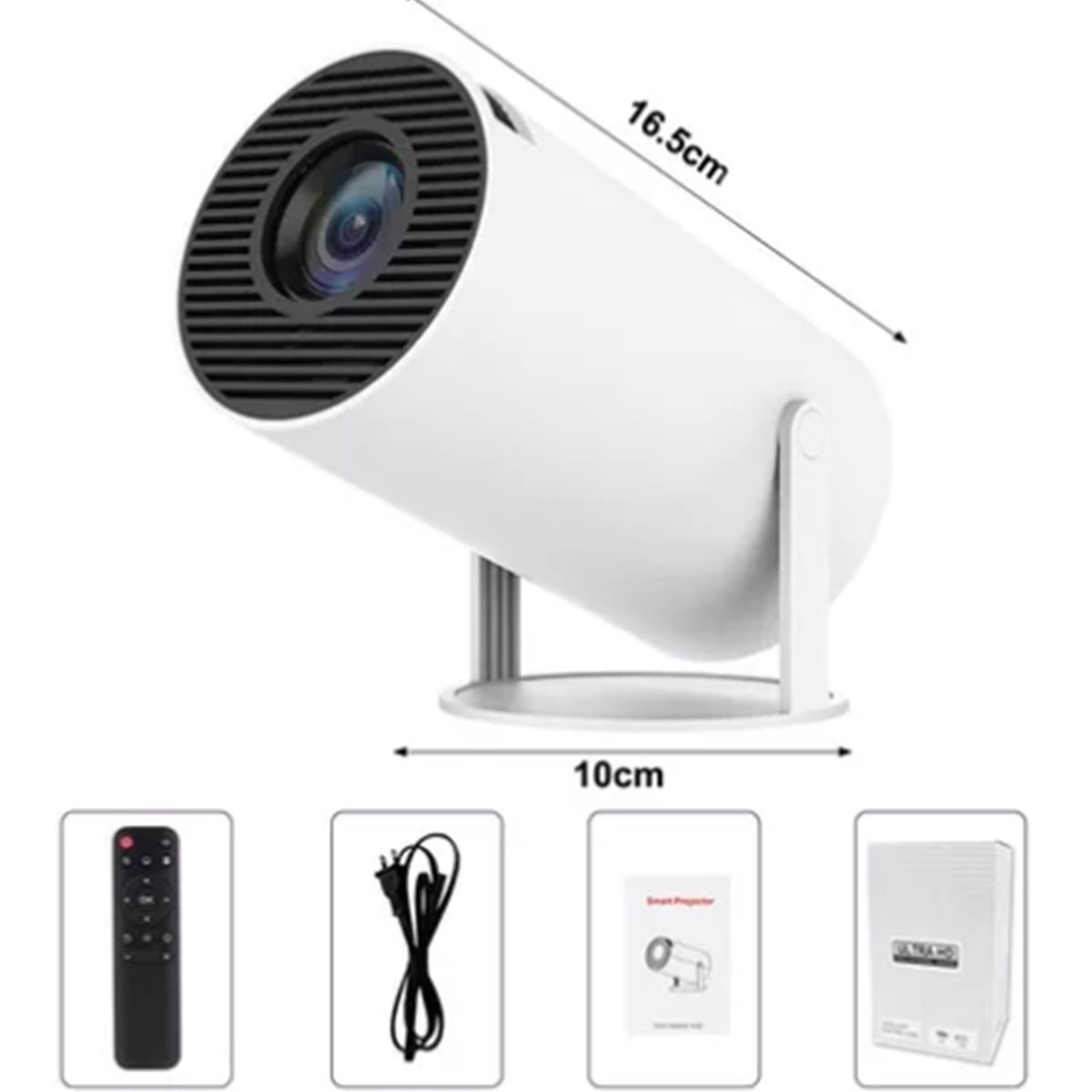 GENERICO - Proyector 110V Smart Android Color Blanco