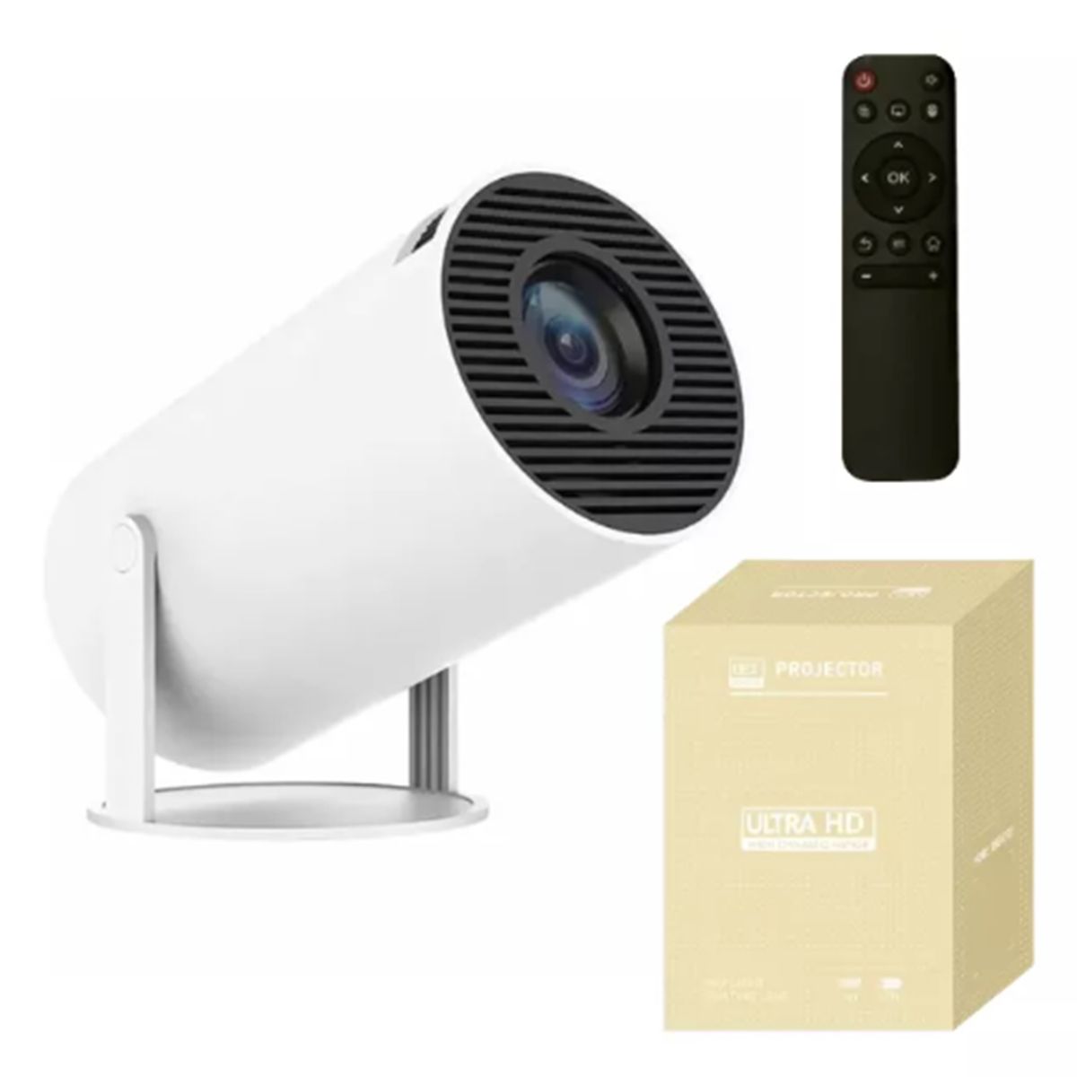 GENERICO - Mini Proyector HY300 Smart 110V Android blanco