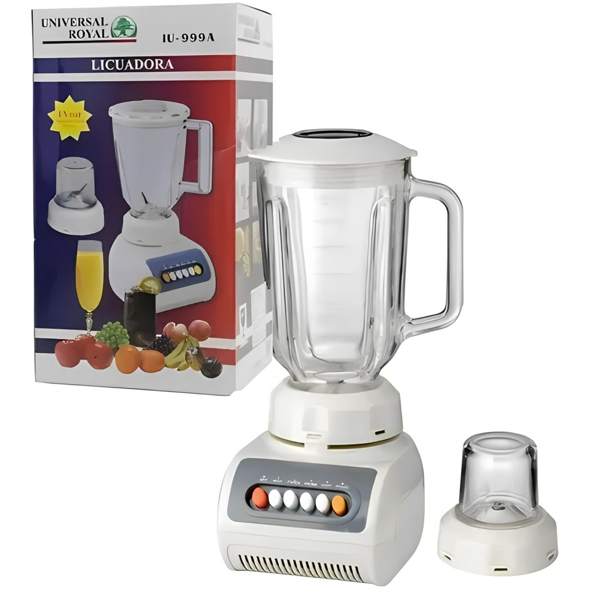 UNIVERSAL ROYAL - Licuadora Universal Royal Iu-999a 1.5l 3 Accesorios