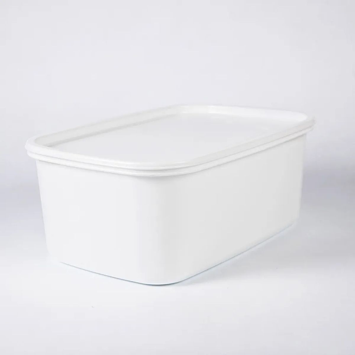 ESTRA - Recipiente Plastico Rectangular para congelacion 8L blanco 4-1043085
