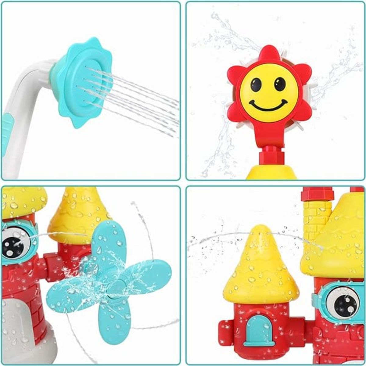 GENERICO - Ducha Eléctrica Para Bañera De Bebe Diseño Castillo