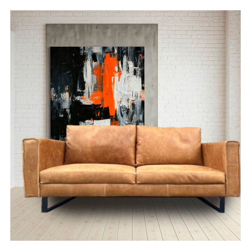 22 GRADOS DECORACION - Sofá Cowboy Eco Cuero 200x100cm