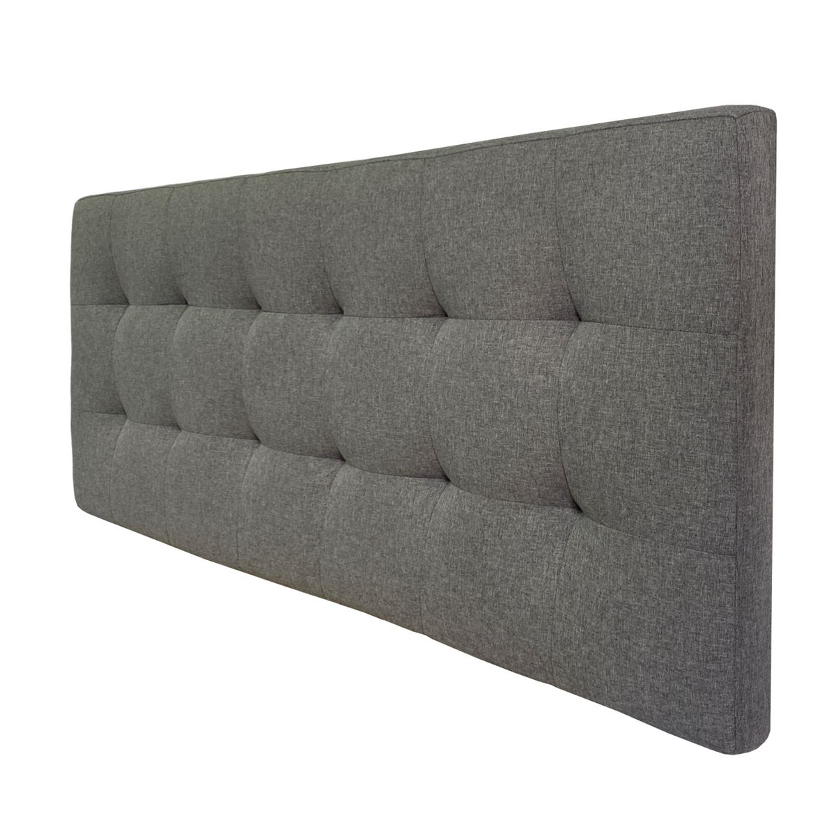 DKO DESIGN - Cabecero Para Cama Doble 60x140x5cm Gris Memphis