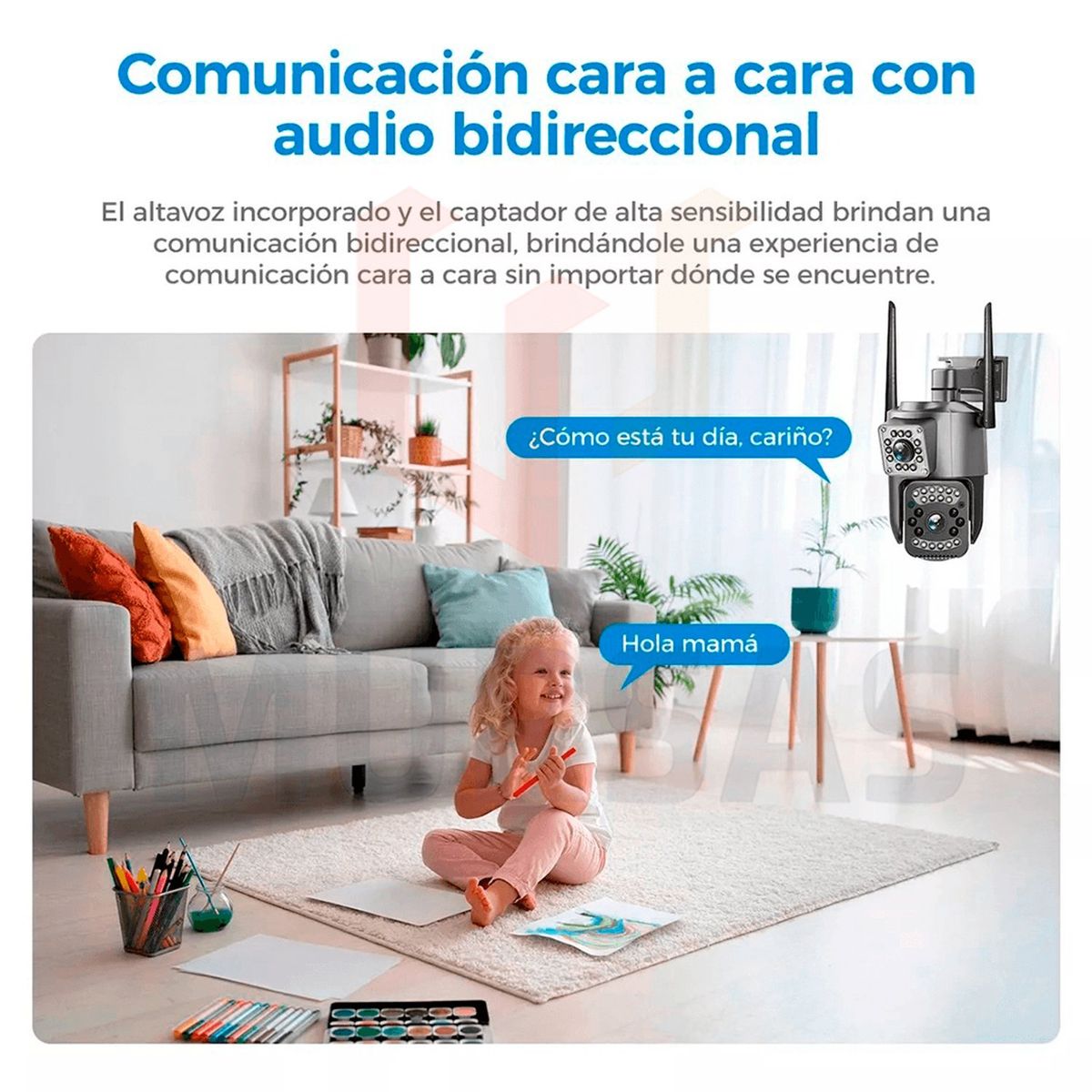 AWEI - Camara multifuncional 360º dos lentes de alta definicion