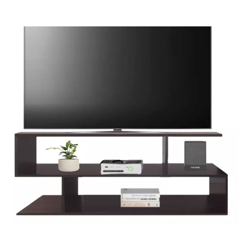 GENERICO - Mesa Tv - Mueble Para Televisor Moderna Mesa Decorativa Color Wengue