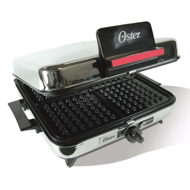 OSTER - Plancha Sandwichera 3 en 1 Oster®,  Antiadherente, pateado.