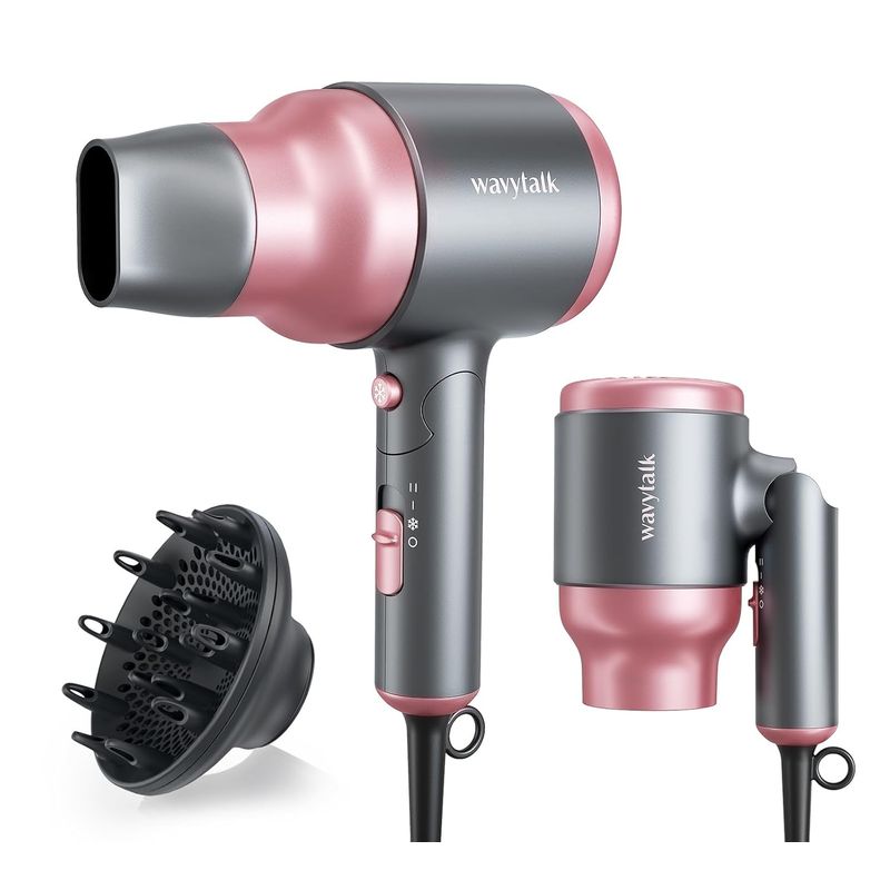USA - Secador De Pelo Portátil Con Difusor Mini De Pelo Plegable