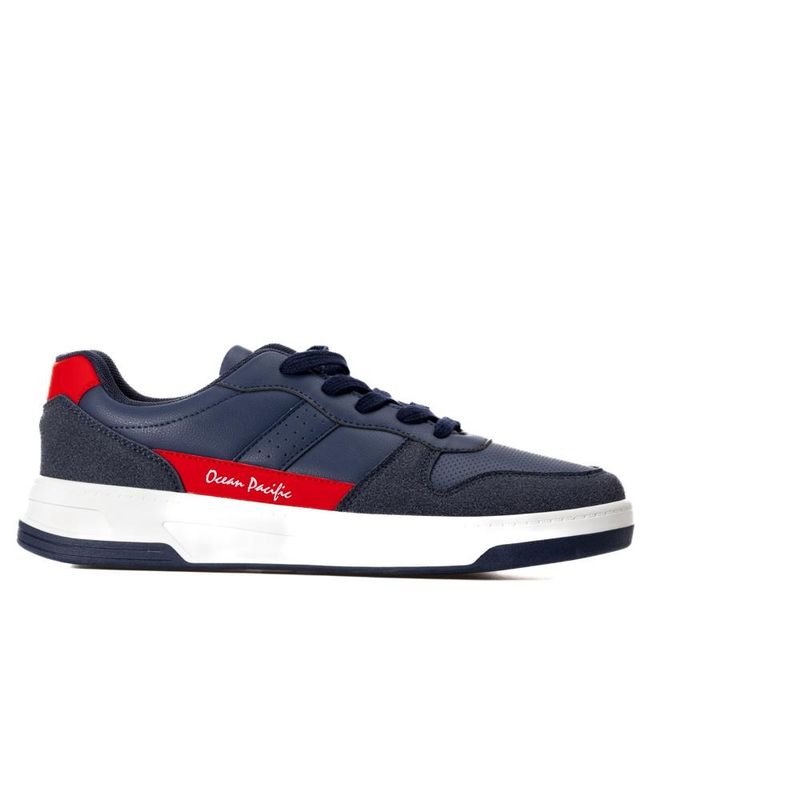 OCEAN PACIFIC - Tenis Ocean Pacific Sanje Para Hombre Color Azul y Rojo