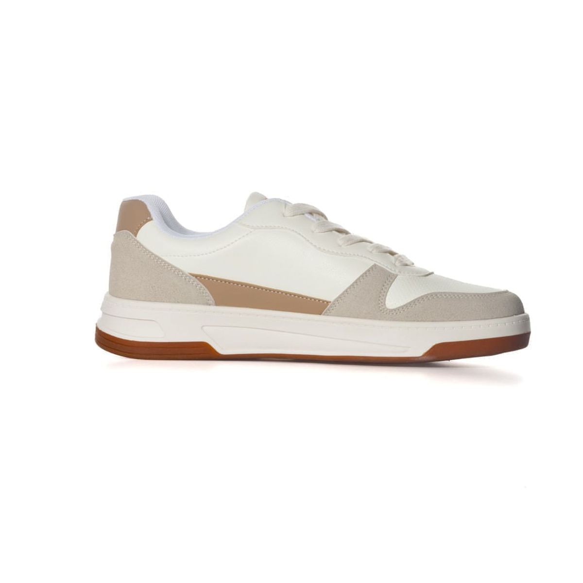 OCEAN PACIFIC - Tenis OP Sanje Para Hombre Color Blanco y Beige