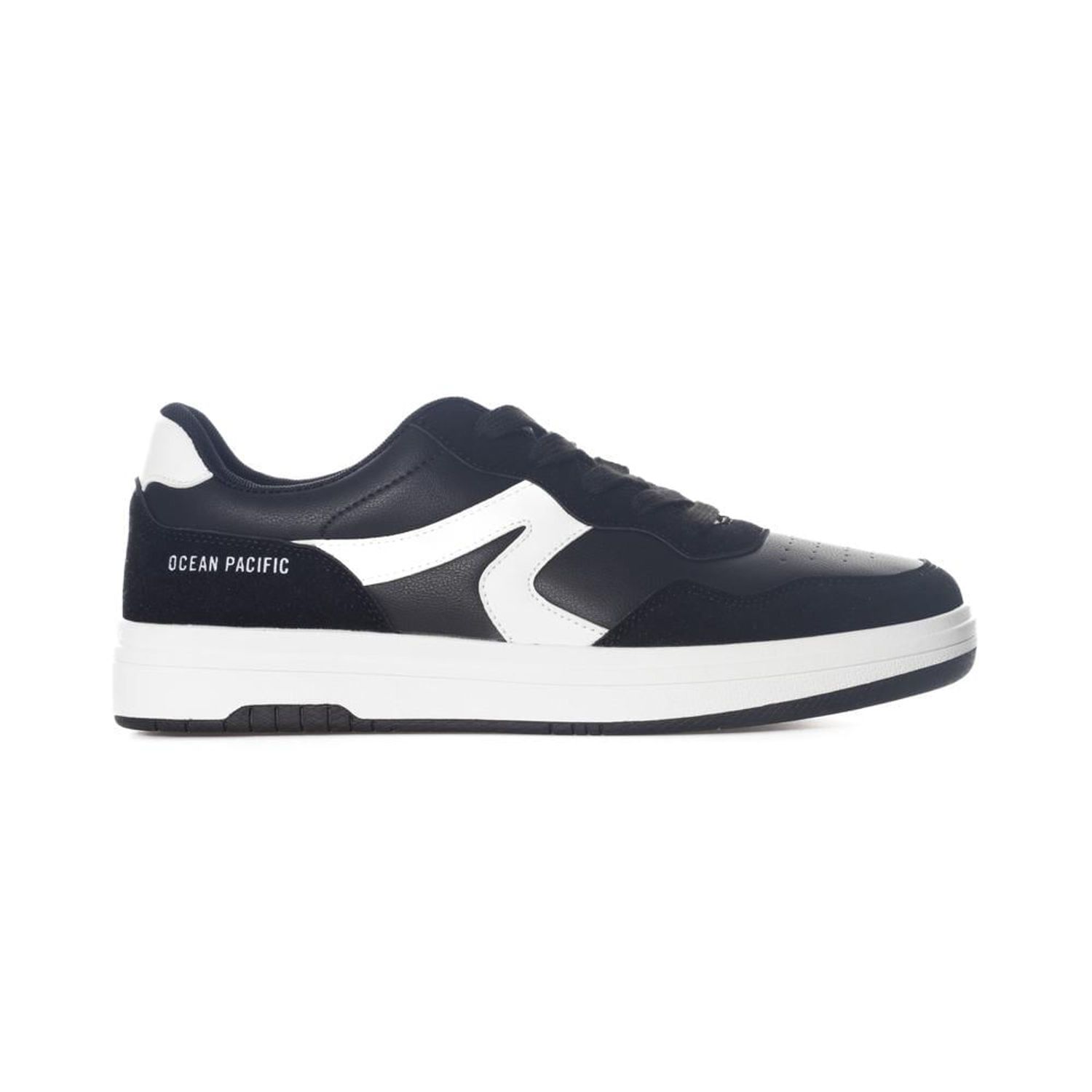 Tenis Ocean Pacific Orik Para Hombre Color Negro y Blanco OCEAN