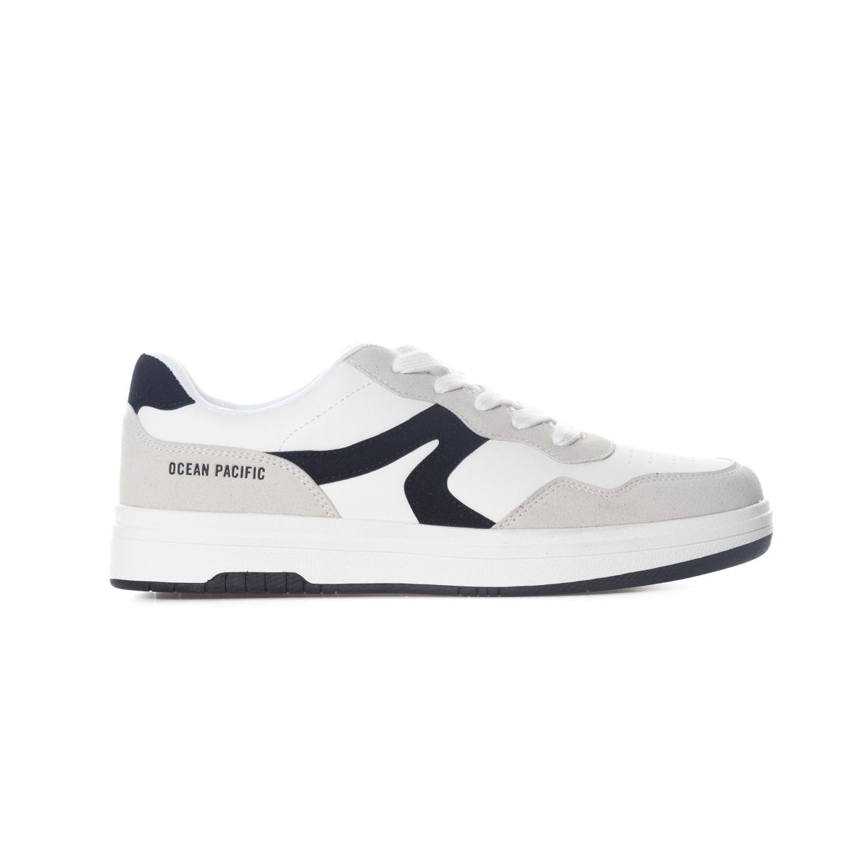 OCEAN PACIFIC - Tenis Ocean Pacific Orik Para Hombre Color Blanco y Gris