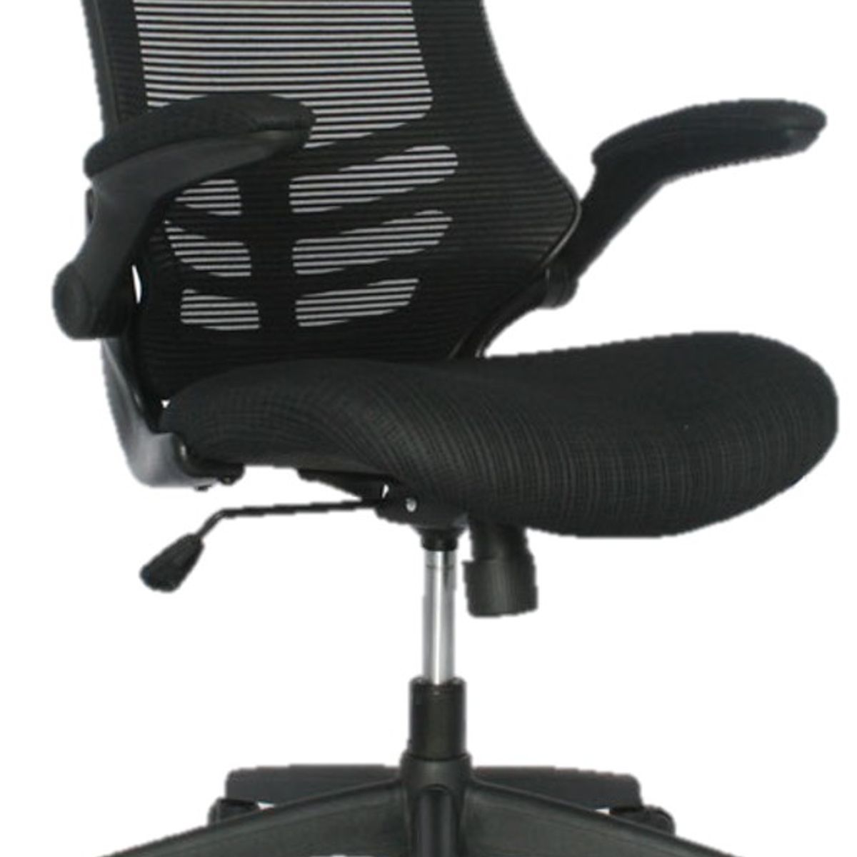 GENERICO - Silla Oficina Singapur Gerente Negra brazos abatibles - Mobili shop