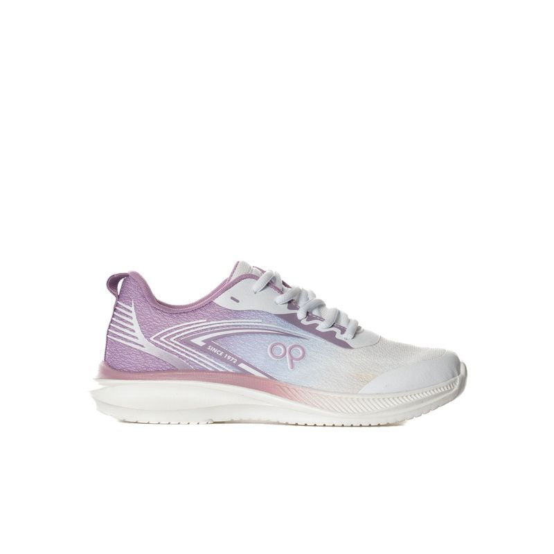 OCEAN PACIFIC - Tenis Ocean Pacific Adasa Para Mujer Color Blanco y Purpura