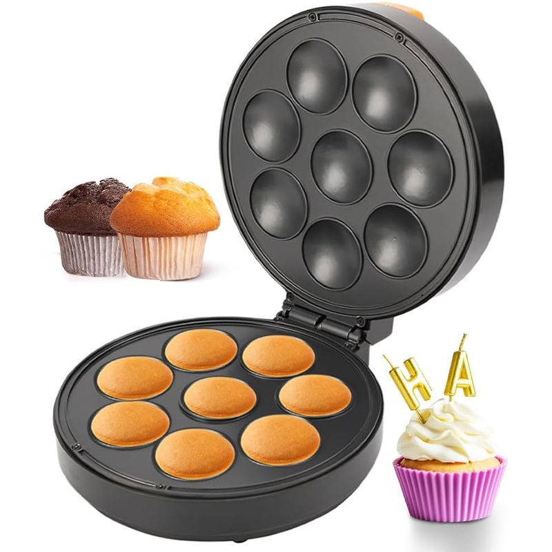 GENERICO - Maquina Muffins 8 Puestos Recubrimiento Antiadherente