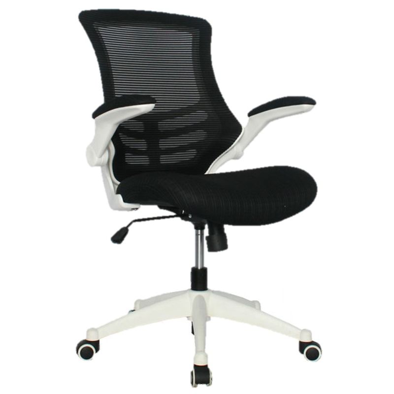 GENERICO - Silla Oficina Singapur Gerente Blanca brazos abatibles - Mobili shop