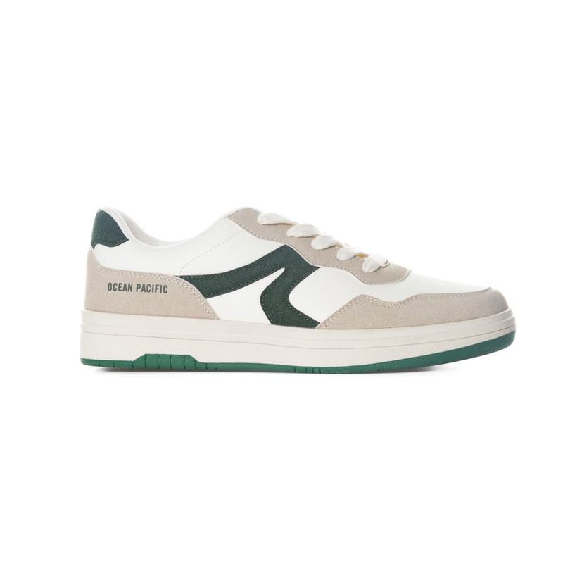 OCEAN PACIFIC - Tenis Ocean Pacific Orik Para Hombre Color Blanco y Verde