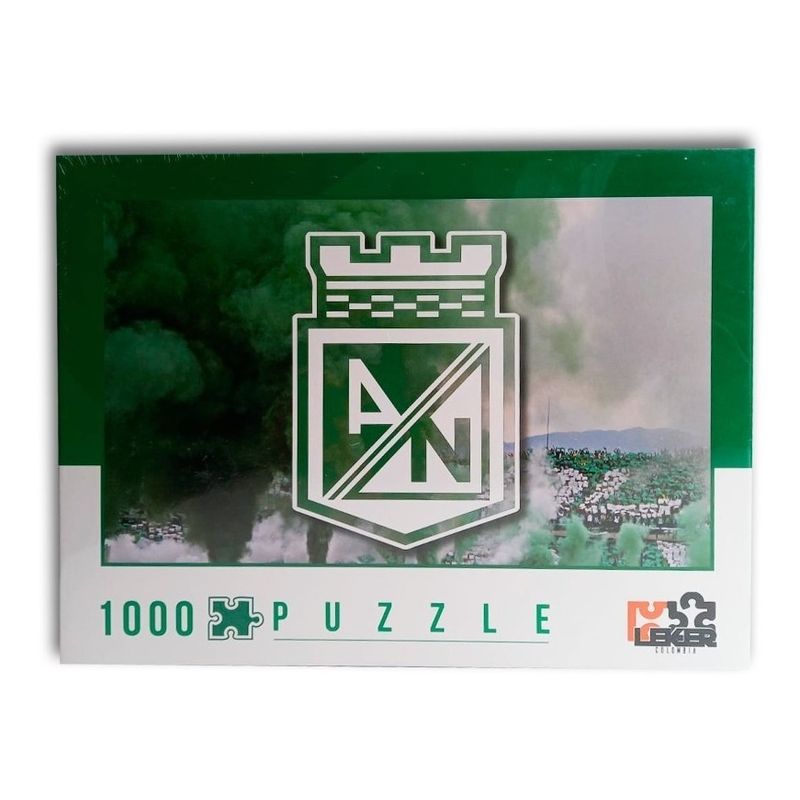 GENERICO - Rompecabezas Leker Escudo Atletico Nacional 1000 Piezas