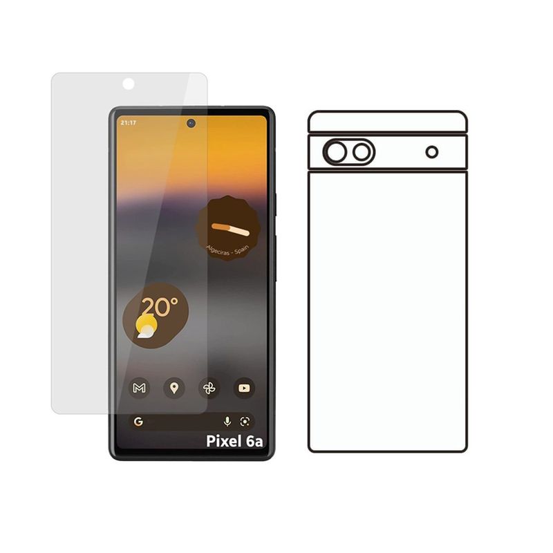 GENERICO - Protector Pantalla Y Trasero Hidrogel Para GOOGLE PIXEL 6A