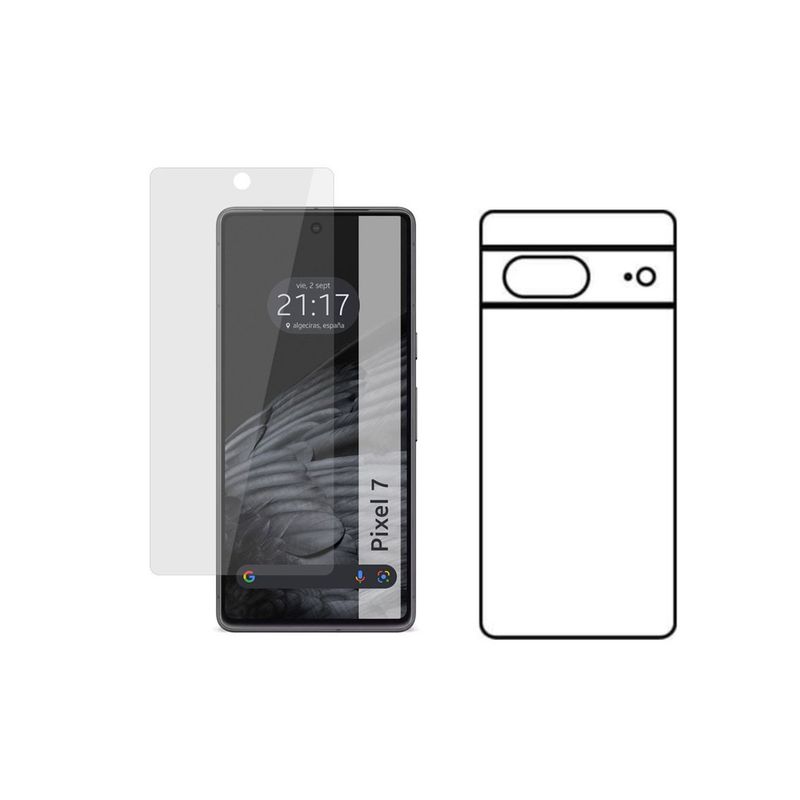 GENERICO - Protector Pantalla Y Trasero Hidrogel Para GOOGLE PIXEL 7
