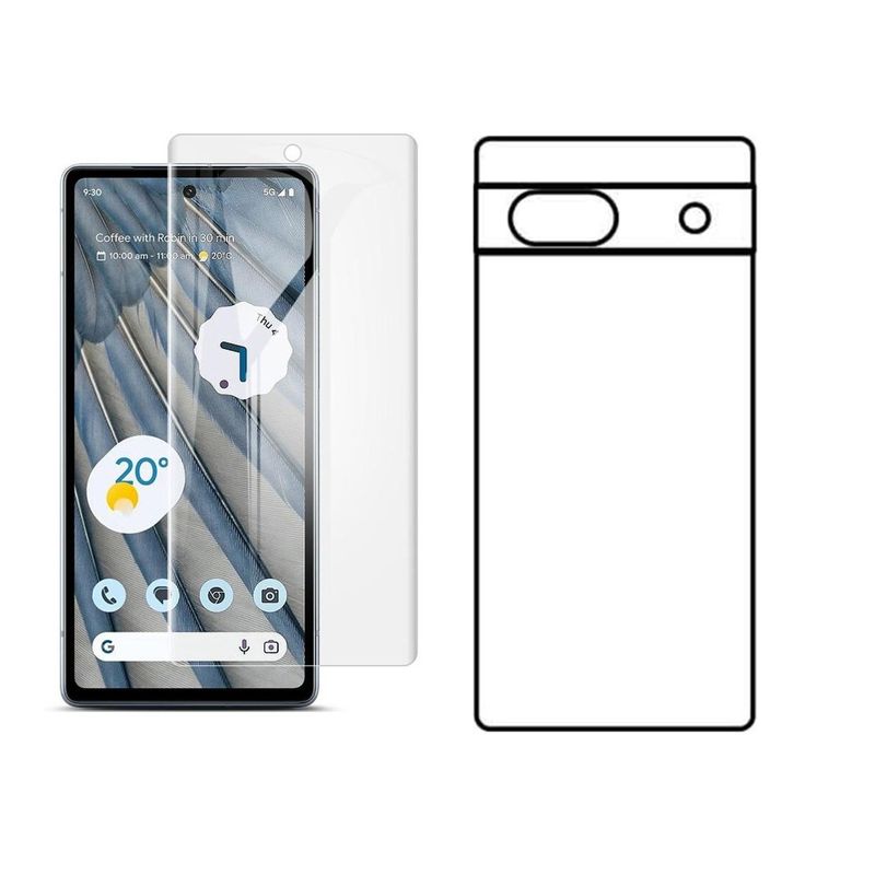GENERICO - Protector Pantalla Y Trasero Hidrogel Para  GOOGLE PIXEL 7A