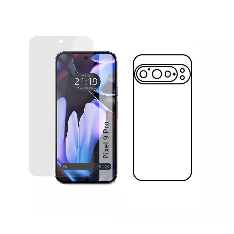 GENERICO - Protector Pantalla Y Trasero Hidrogel  GOOGLE PIXEL 9 PRO