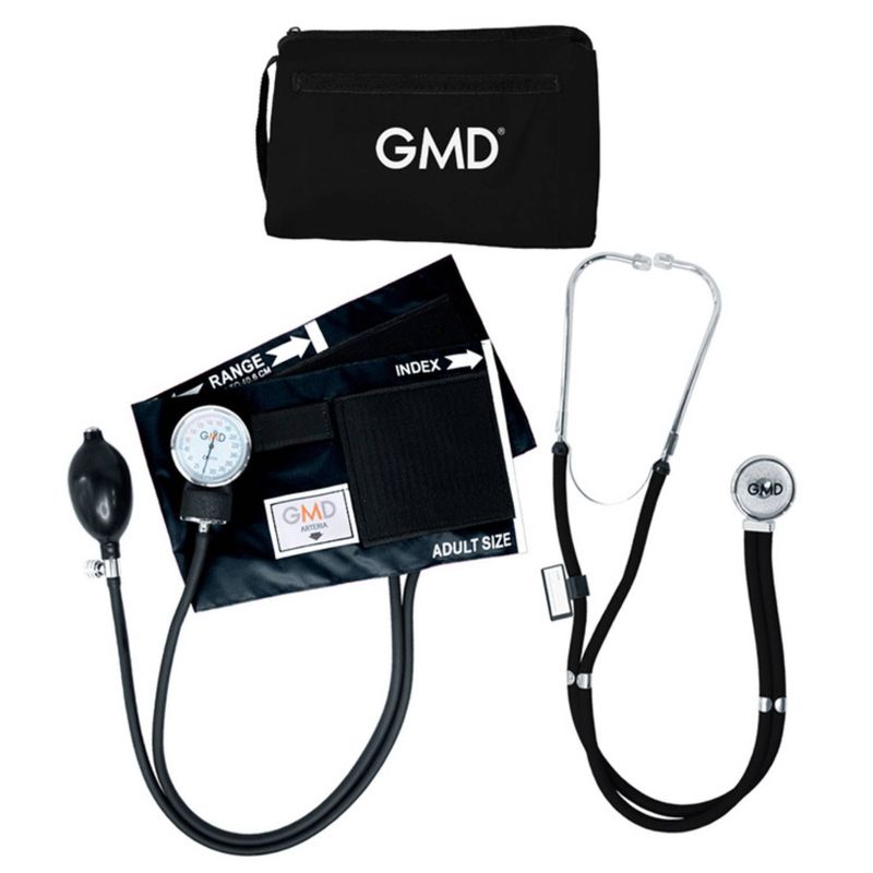GMD - KIT DE TENSIOMETRO MAS FONENDOSCOPIO RAPPAPORT NEGRO