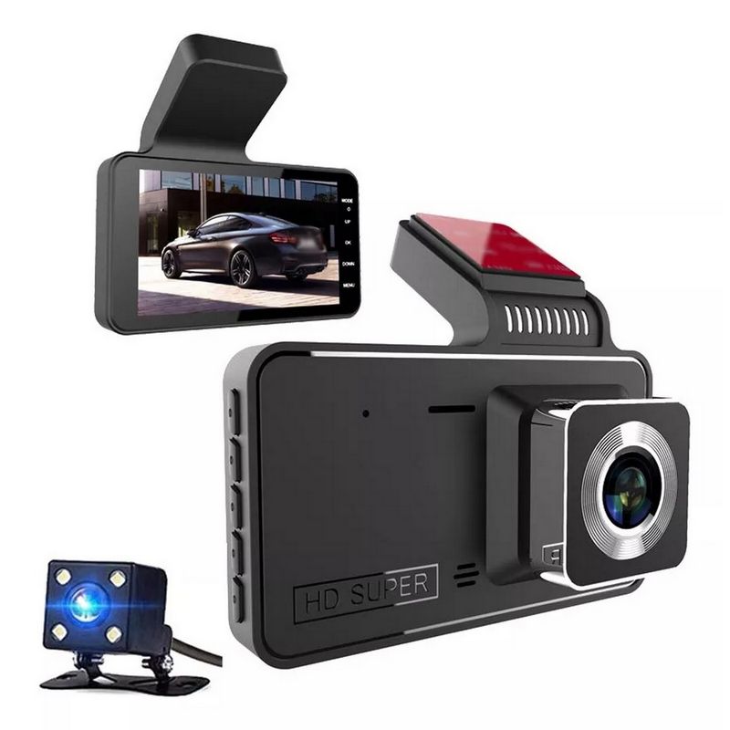 DAYOSHOP - Cámara Para Carro Dual Grabación Hd 1080p Nocturna + Trasera